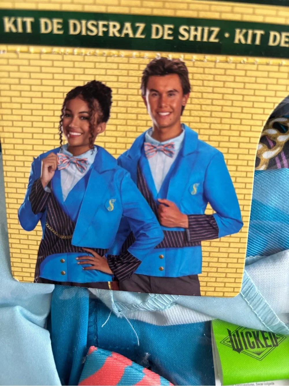 Wicked Shiz Halloween Costume Kit Jacket Top & Bow Tie 2 pc Adult Teen 14+ - Picture 3 of 4